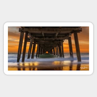 Under the boardwalk Sticker